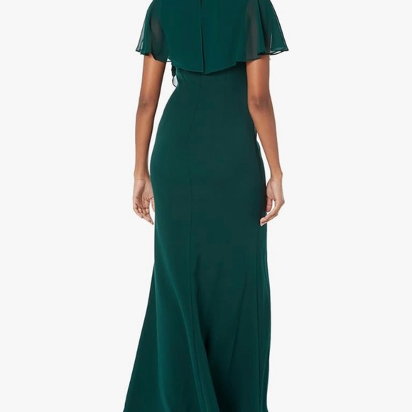 Adrianna Papell Emerald High Low Dress - Picture 2 of 3